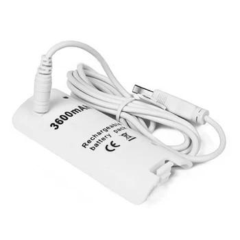 

2pcs 3600mAh Rechargeable Battery Pack + USB Charging Cable For Nintendo Wii Controlle Gamepad High Capacity External batteries