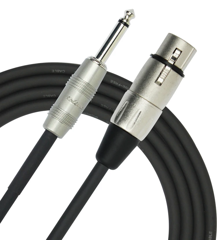 Kirlin MP 482PR, Cable de conexión XLR hembra mono de 1/4 ", 6 metros