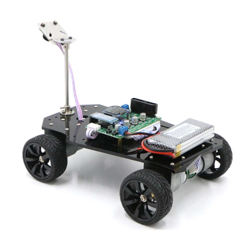 Four-wheel drive chassis intelligent car tracking obstacle avoidance robot 4 wheel 4WD |