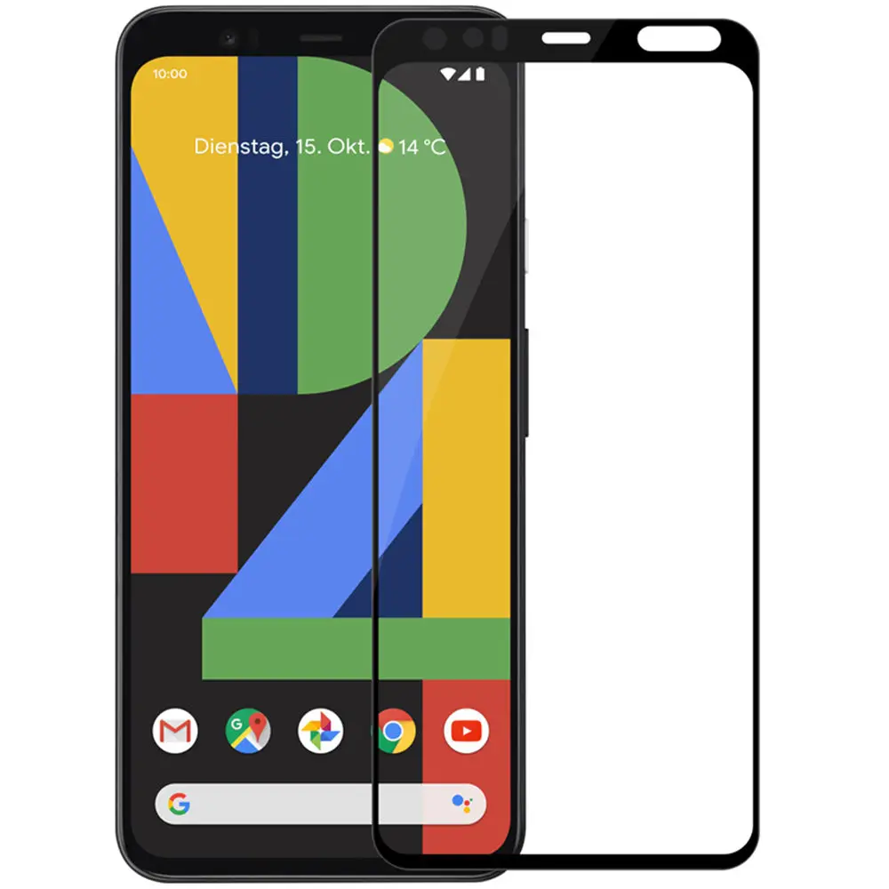 NILLKIN полный охват Подлинная CP+ PRO 9H Закаленное стекло протектор экрана 0,3 мм Arc Edge для Google Pixel 4 XL сотовый телефон
