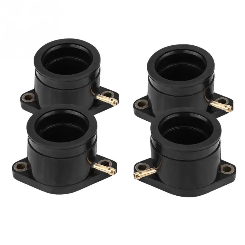 4Pcs Motorcycle Carburetor Manifold Intake Adapter Joint Boot for Yamaha XJ900 1983-1994