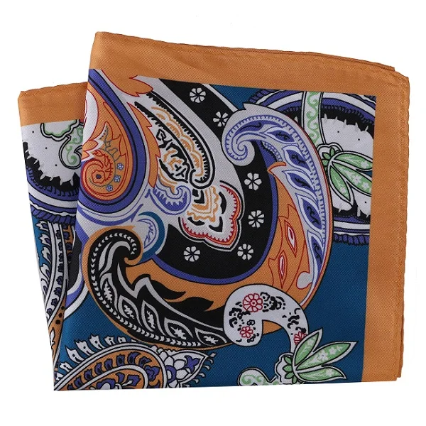 DPH150 Pocket Square Портной Смит мужской роскошный костюм карманные квадраты 30x30 см Большой размер Бизнес Печатных Цветочные Пейсли Твердые в горошек платки полотенце для сундуков - Цвет: DPH150 Pocket Square