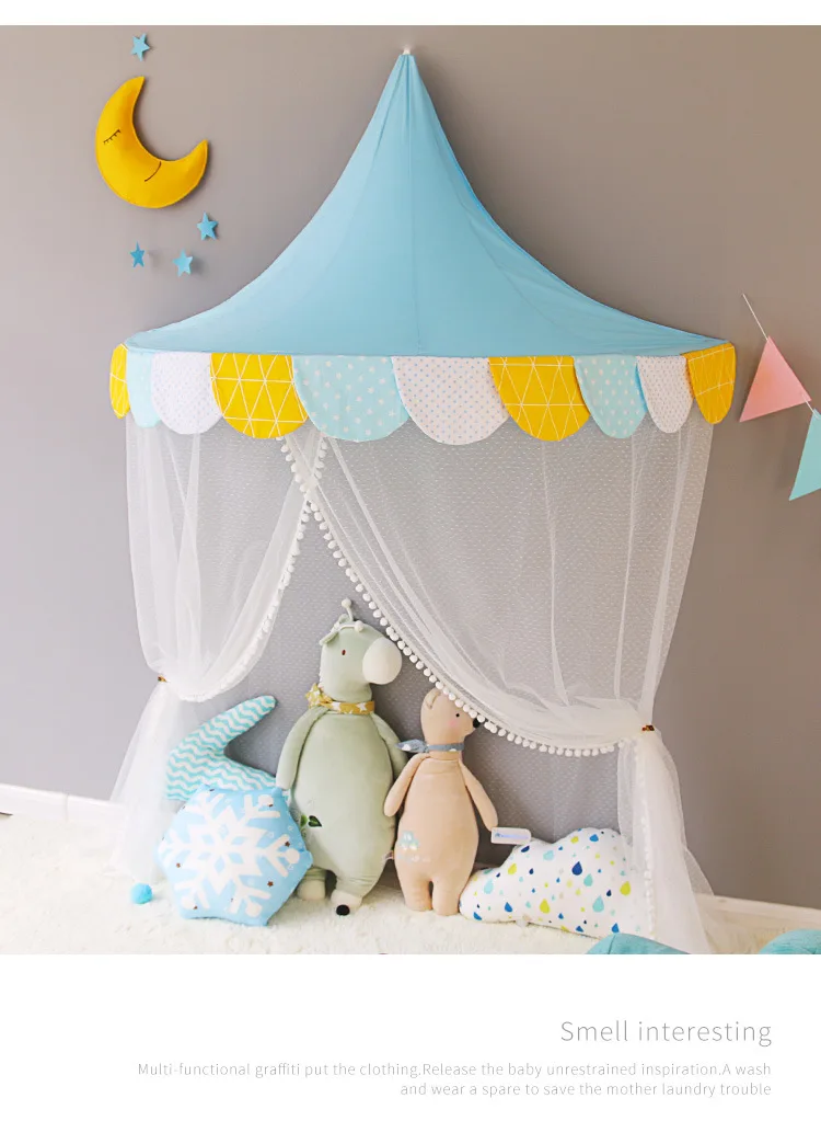 Jogo do Quarto Net para o Bebê Novo Bebê Berço Rede Princesa Cúpula Cama Dossel Crianças Laço Redondo Mosquito Dormir Tenda 21 dossel crianças cama laço redondo mosquito net