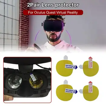 

2 Pairs Lens Protector HD Clear Film Screen Protector For Oculus Quest/Oculus Rift S Virtual Reality