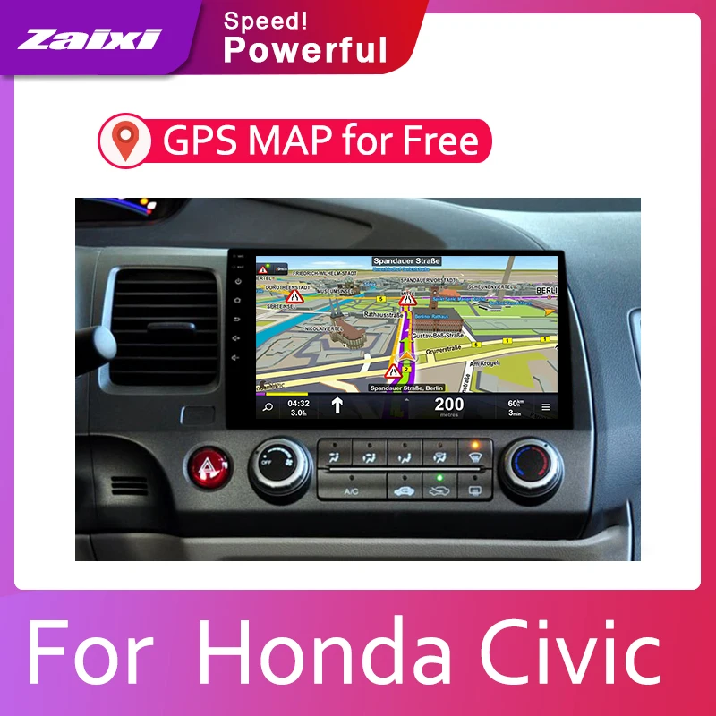 Best ZaiXi Car Android System 1080P IPS LCD Screen For Honda Civic 2006~2011 Car Radio Player GPS Navigation BT WiFi AUX 3 Best ZaiXi Car Android System 1080P IPS LCD Screen For Honda Civic 2006~2011 Car Radio Player GPS Navigation BT WiFi AUX 3