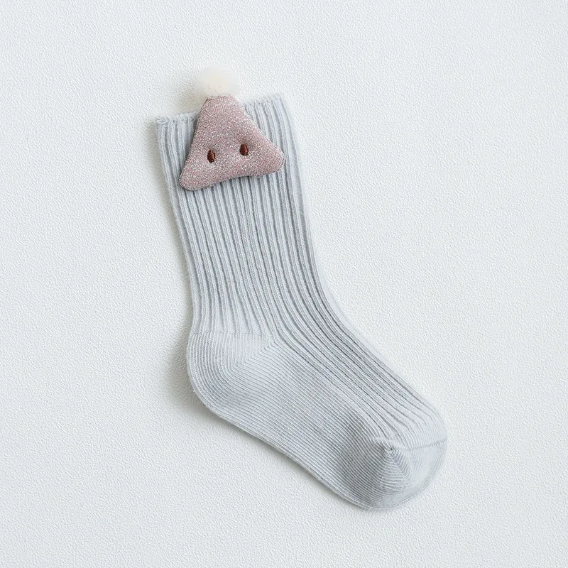 Осенние носки для девочек из хлопка милые эластичные кружевные носки с бантиком для маленьких девочек мягкие носки принцессы для малышей от 0 до 5 лет - Цвет: 5