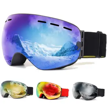 

ROBESBON TUP (full true membrane + double layer anti-fog) ski goggles ski mask Three-layer electronic cotton snowboard glasses