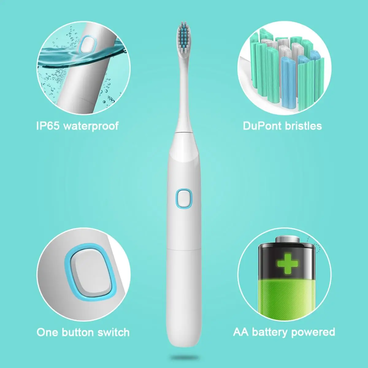 Мощная Электрическая зубная щетка перезаряжаемая 37000 раз/мин ультразвуковая моющаяся электронная отбеливающая IP65 водонепроницаемая зубная щетка