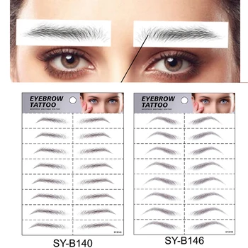 

2pcs/lot 6D Hair Like Eyebrow Sticker Bionic Brow Waterproof Embroidery Eyebrow Water-based Tattoo Sticker Makeup Tool Supplies