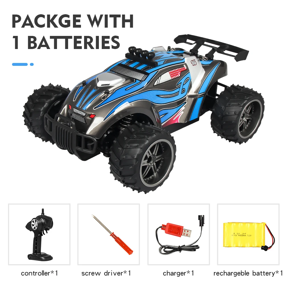 

RC Cars Remote Control Toys highspeed car wireless climbing car rechargeable 2.4G four-wheel drive off-road vehicle children toy