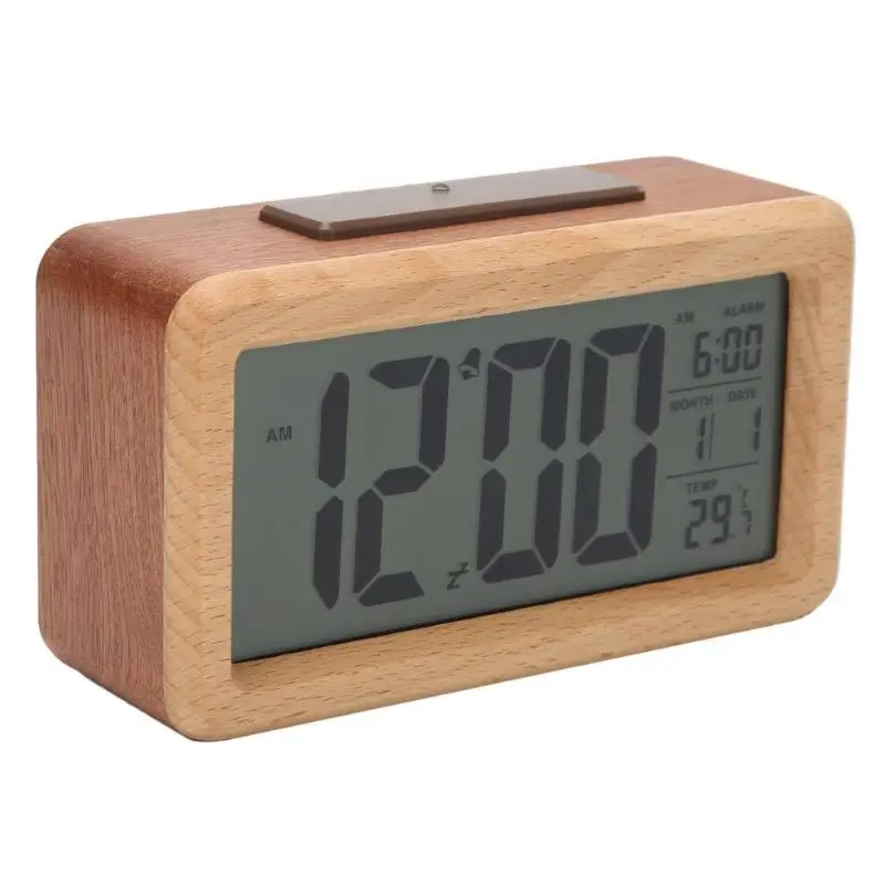 

LED Desktop Alarm Clock with USB Port Snooze Table Clock Electronic Clock