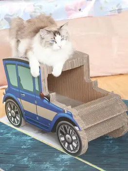 

Auto Cat Scratch Board To Heavy Large Green Pickup Cat Toys Grinding Claws, Wear-resisting Cat Claw Kits Nest Cat Toys