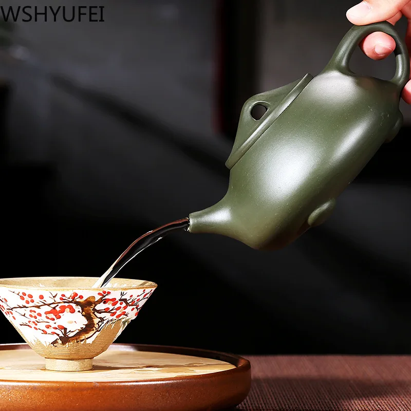 WSHYUFEI чайный горшок из фиолетовой глины Yixing этнический чайник ручной работы