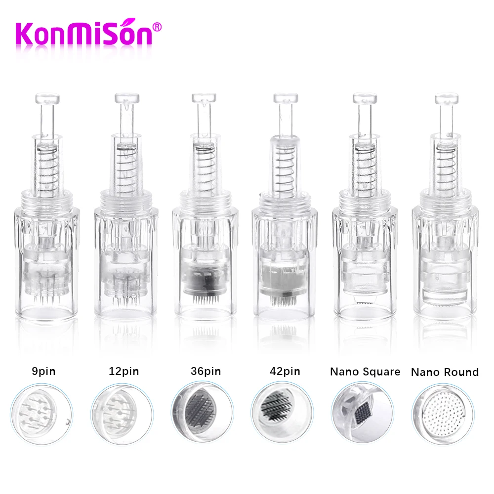 Замена картриджа с винтом 10/50 шт. для микро иглы Derma Pen 9 pin / 12 36 nano Micro
