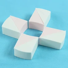 3 упаковки/лот красота леди Косметика треугольной формы спонж для нанесения пудры Лицевая ГУБКА