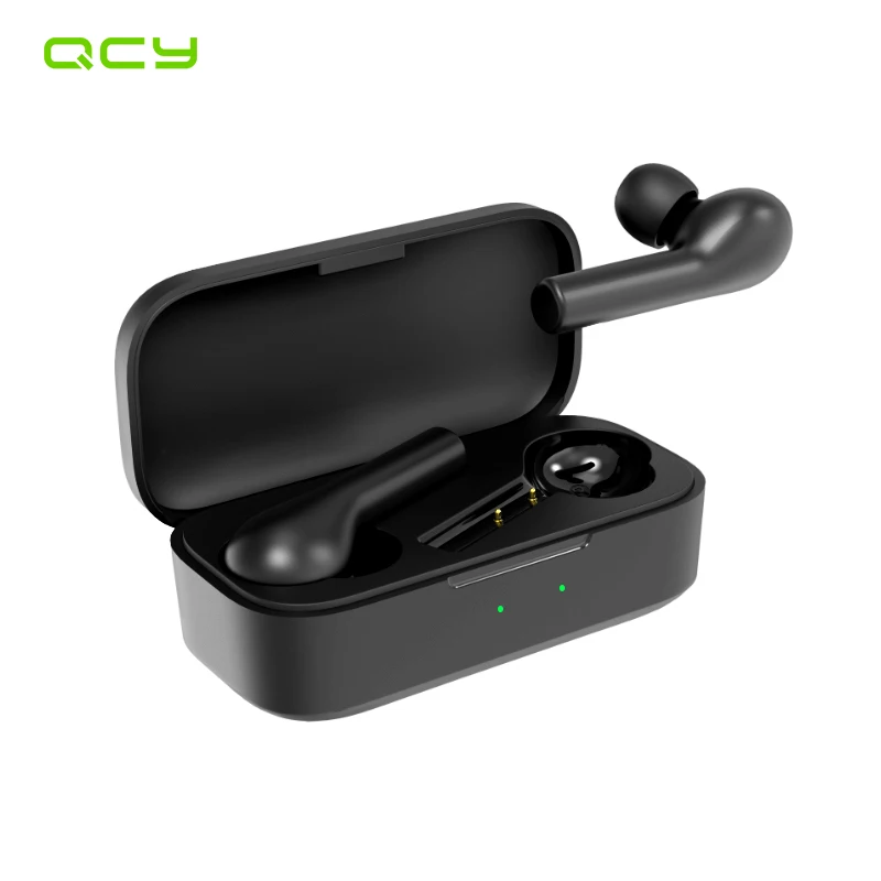 QCY auriculares inalámbricos T5 con Bluetooth 5,0, cascos deportivos para correr, Control táctil y uso Cmfortable con micrófono Dual|Auriculares y audífonos| - AliExpress