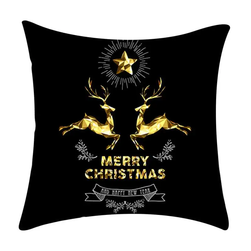 Наволочка Рождественская тема наволочка 45*45 см чехол для диванной подушки рождественские украшения наволочка для домашний декор Navidad