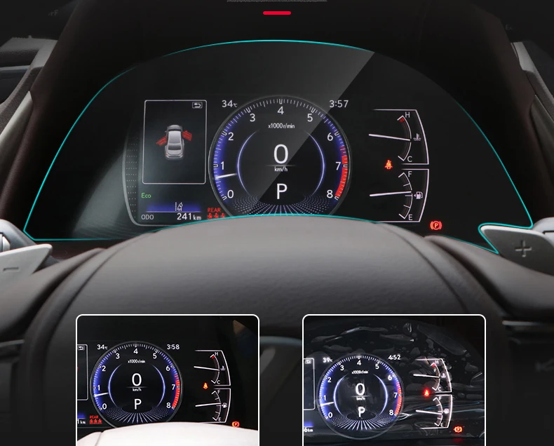 Lsrtw2017 для Lexus Es ES200 ES260 ES300h автомобиля HD приборной панели защитная пленка интерьерные аксессуары наклейка