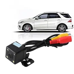 Caméra de vue arrière pour voiture, étanche, 170 degrés Ccd, 4 Led, aide au stationnement nocturne, accessoires de voiture, style 