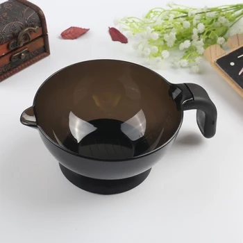 

Hair dye bowl Salon plastic hair dye coloring brush comb mixing suction cup palette bowl hair styling tool random color NEWEST