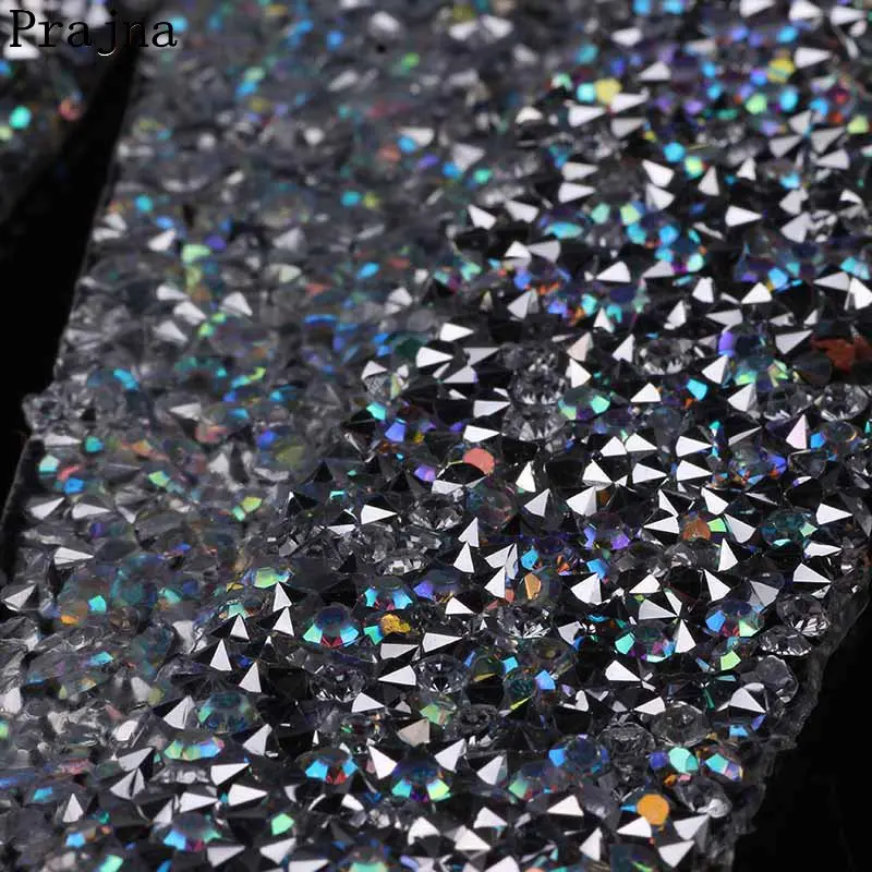 Prajna 3 см кристалл исправление стразы для шитья цепи DIY Blingbling клей стразы для свадебного платья одежда