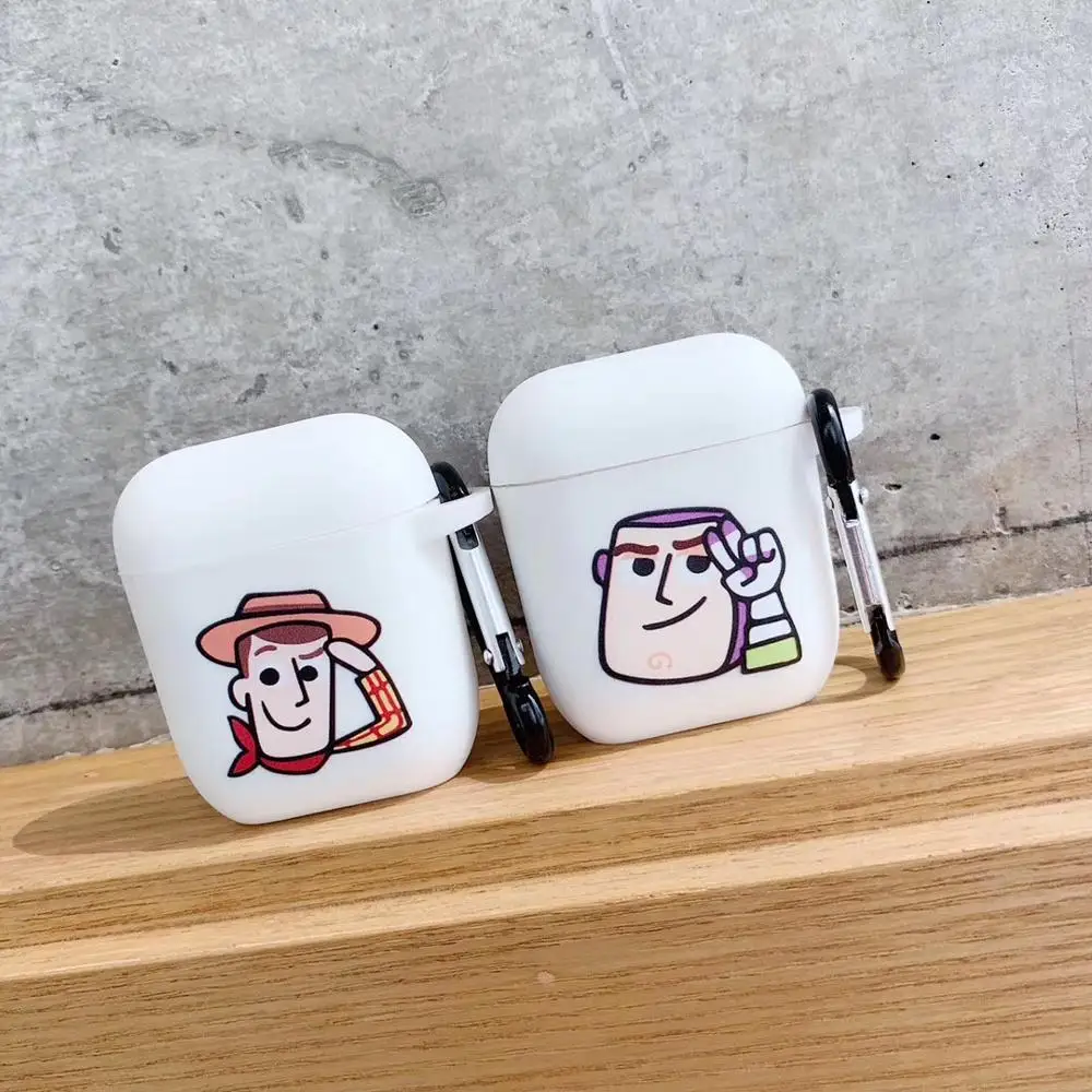 Приятный мягкий силиконовый чехол для наушников из ТПУ для AirPods, чехол для игрушек с изображением животных для Apple Airpods 2, ударопрочный чехол для телефона, аксессуары