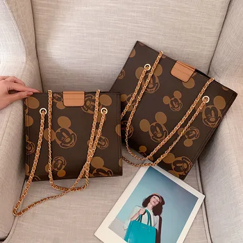 

Mickey Handbag Women Shoulder Crossbody Bag For Women 2020 New Casual Ladies Shopping Storage Bag Waterproof Female Handbag Tote