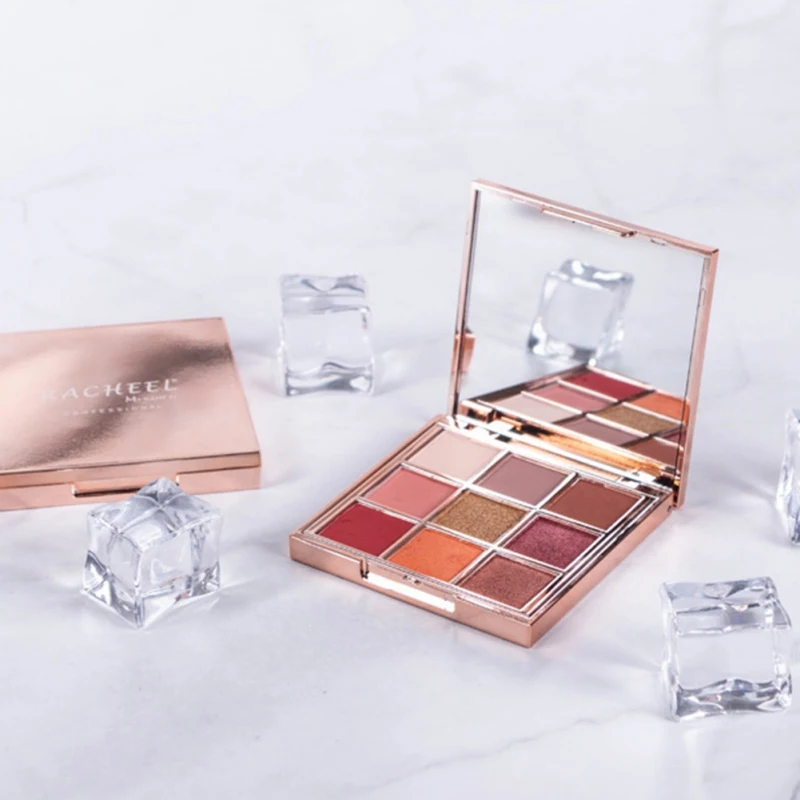 Blind Shipping 9-color Shimmer Eyeshadow Palette Matte Eye Shadow Long-lasting Brighten