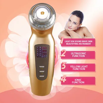 

6 in 1 Facial Skin Rejuvenation Shrink Pores Ion Facial Care Machine Ion Mesotherapy Massager Beauty Device