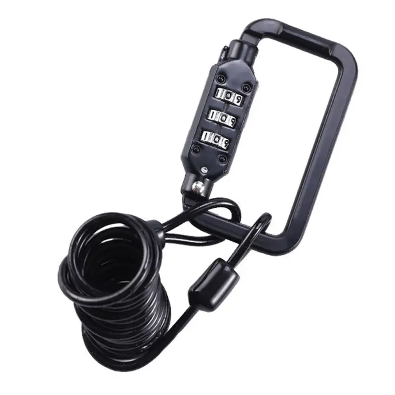 Шлем для езды на мотоцикле замок мини Портативный Анти кражи сбрасываемый 3 цифры