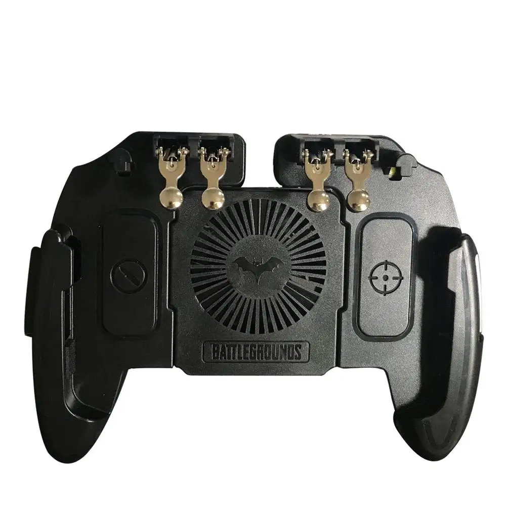 M11 Six Finger PUBG Game Controller Gamepad Trigger Shooting Free Fire Cooling Fan Gamepad Joystick