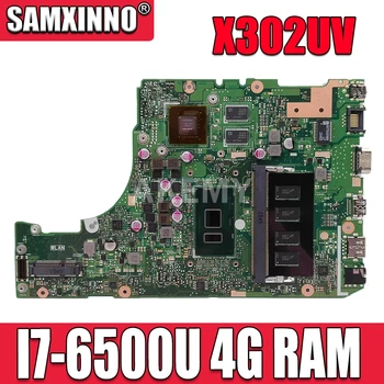 

Akemy Laptop motherboard for ASUS X302U X302UV X302UA X302UJ original mainboard 4GB-RAM i3 i5 i7 GT920M GT920M