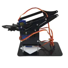 Robot Arm Kit Educational Robotic Claw Set MULTI SCREWS ASSEMBLED ACCESSORIES To Raspberry Pi UNO diy robot 17dof biped robotic educational robot humanoid kit servo bracket educational toy f17326