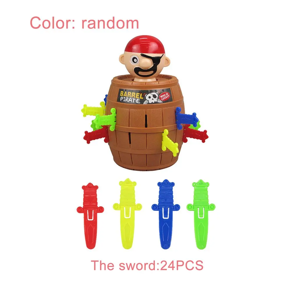 

Kids Pretend Play Piggy Bank Box For Boys Girls Pirate bucket with 24 swords Educational Toy Chirldren Money & Banking Toys