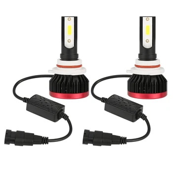 

2Pcs Super Mini P6 Car Led Headlight Bulbs Cob Chip 100W/Pair 20000Lm/Set 6500K Auto Led head light lamp Fog Lights Car Styling