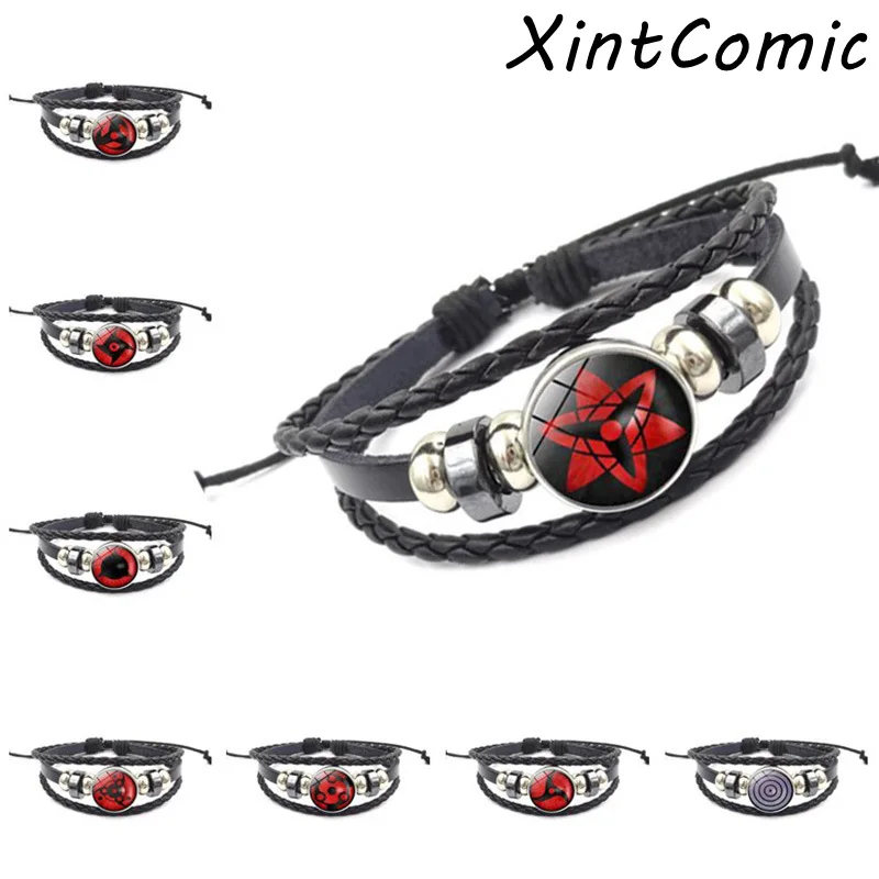 

Anime Naruto Itachi Sharingan Hand Chain Cosplay Costumes Accessories Props Akatsuki eyes Bracelet Jewelry Kakashi Sasuke