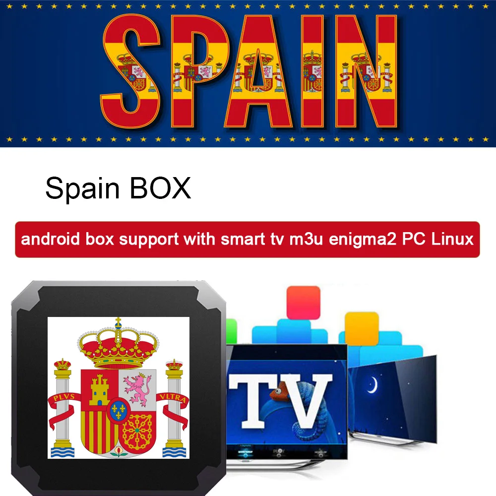 

1 year warranty Spain Portugal Germany Sweden Poland UK android box supports European smart TV m3u PC Linux no channels include