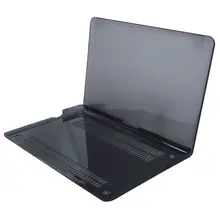 Прозрачная Матовая твердая прорезиненная чехол для Macbook Air 13 дюймов ноутбук оболочка черный