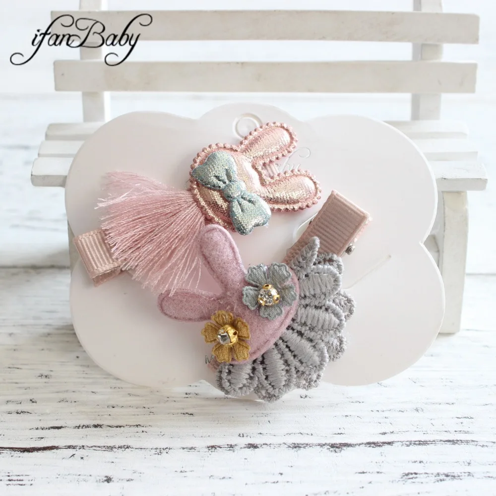 Girl Hair clips flower clips Children Accessories Hair pin (10)