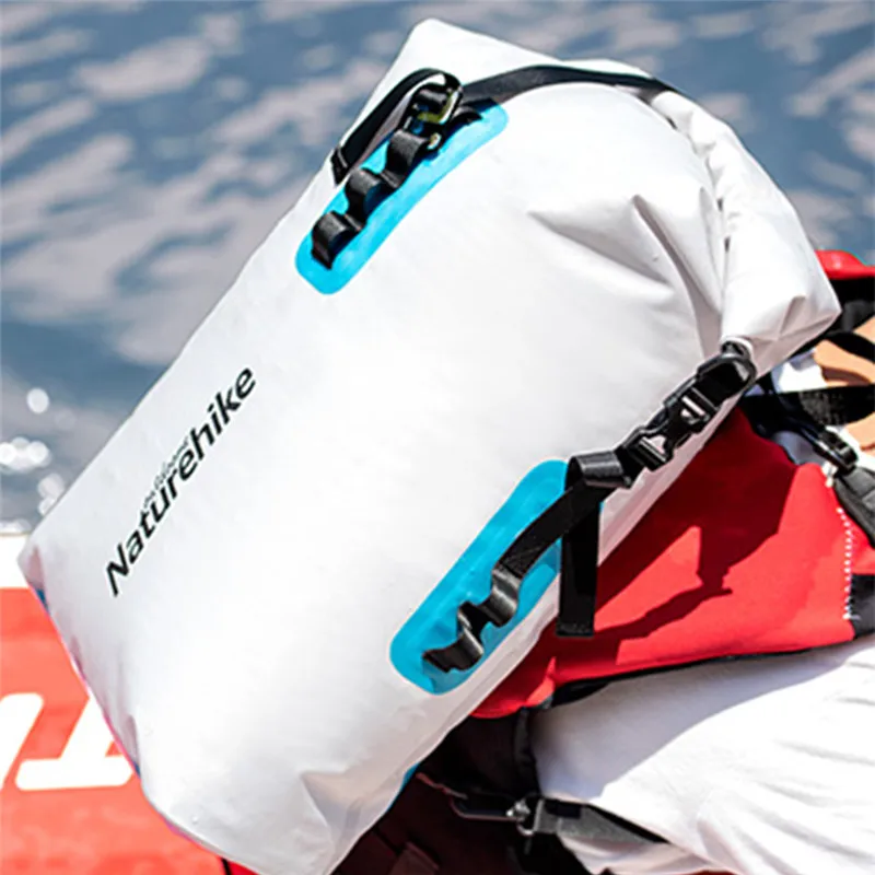 Naturehike 28L сумки нейлоновые водонепроницаемые портативный рюкзак для кемпинга ПВХ сухой и влажный разделительный спортивный мешок водонепроницаемый чехол