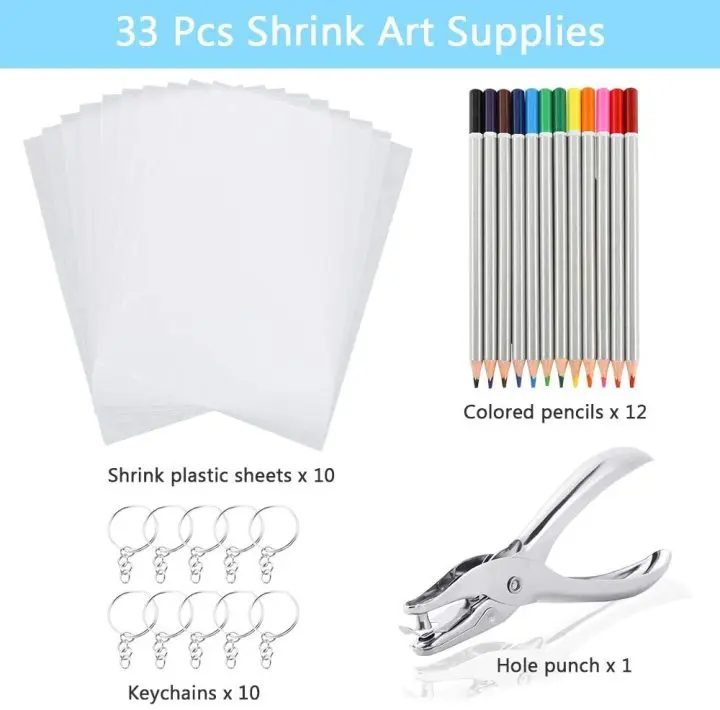 145 Pieces Kit Plastico Magico, Papel Magico Plastico para Hacer