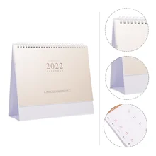 

1Pc 2022 Calendar Schedule Planning Calendar Desktop Monthly Calendar (Assorted Color)
