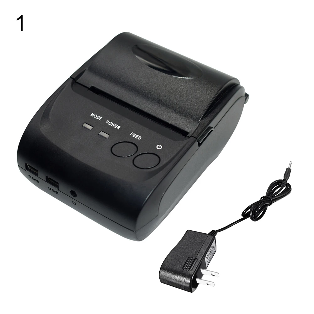 Размер ладони 58 мм POS-5802DD Мини Портативный Bluetooth Термопринтер для печати Android iOS