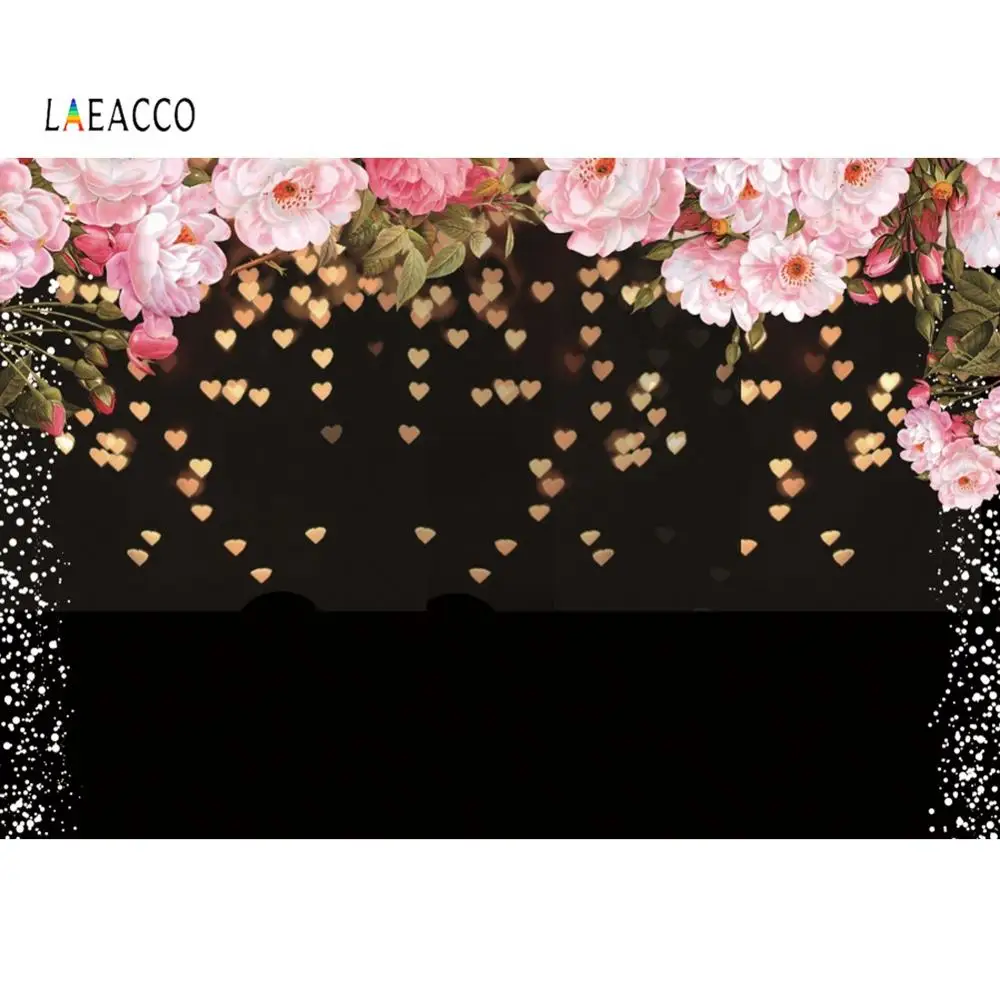 Laeacco Фото фоны розы цветы любовь сердце день рождения свадьба ребенок портрет