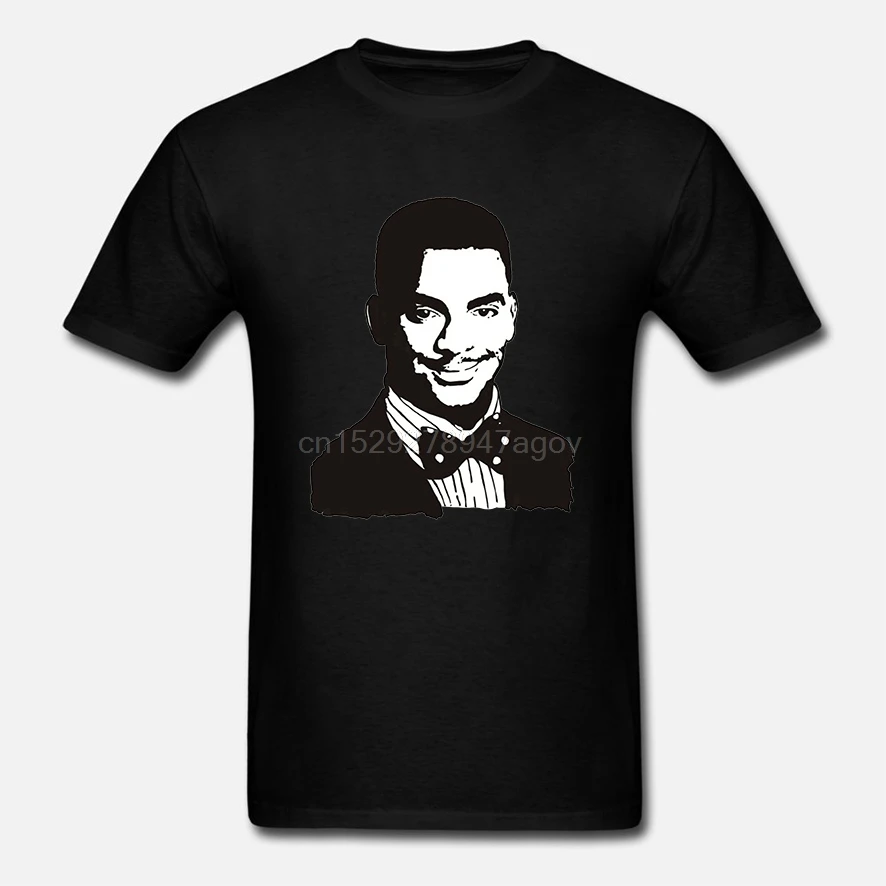 Футболка Carlton Banks Fresh Prince of Belair брендовая Хлопковая мужская одежда облегающая