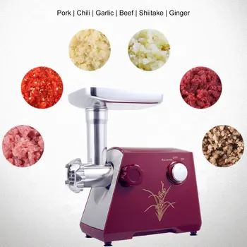 

1000W Electric Meat Grinder Home Sausage Maker Meats Mincer Food Grinding Mincing Cutter Machine for Household Kitchen Tools
