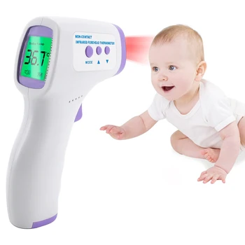 

Forehead Ear Digital Infrared Thermometer Auto Shutdown Non Contact Baby Adult Electronic Handheld thermometer