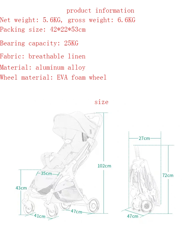 Детская коляска для девочек и мальчиков, 2 в 1, складная детская коляска, многофункциональный зонт, Yoya, может сидеть, можно спать, детская коляска