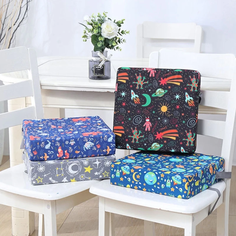 Portable Baby High Chair Booster Pad Adjustable Detachable Washable Thicken Sponge Seat Cushion For Kids Toddler Feeding chair