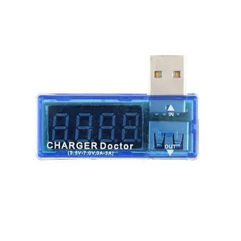 

Digital USB Charging Charger Doctor Amp Voltmeter Current Voltage Tester Detector Mobile Power Battery Meter with LCD Screen
